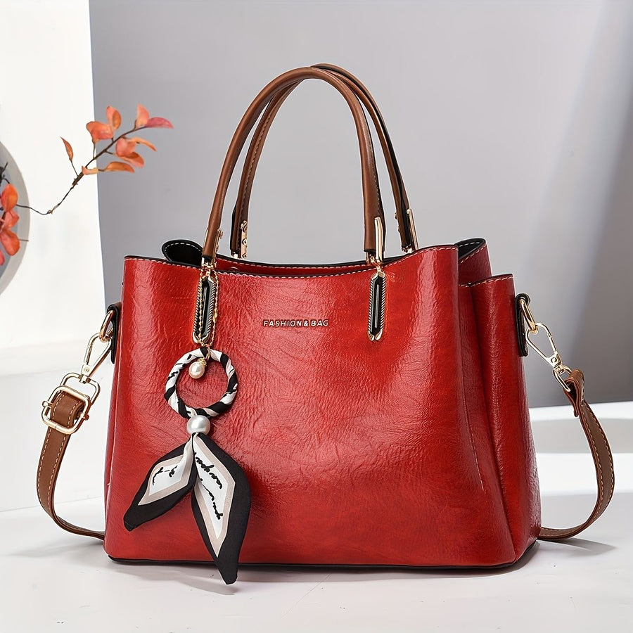 Single-Shoulder Handbag Crossbody Bag New Handbag Stylish Bag Australia Fashion - Red - Size 26-11-19