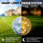 Outdoor Globe Led Garden Lights Pathway Lighting Garden Illumination Lawn - Multi-color - Size 1