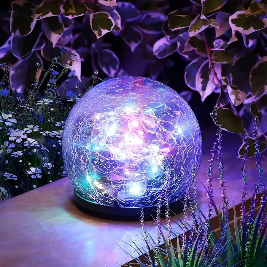 Outdoor Globe Led Garden Lights Pathway Lighting Garden Illumination Lawn - Multi-color - Size 1