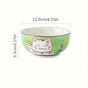 Lucky Cat Ceramic Bowl Set – 4-Piece Maneki-Neko Gift Box