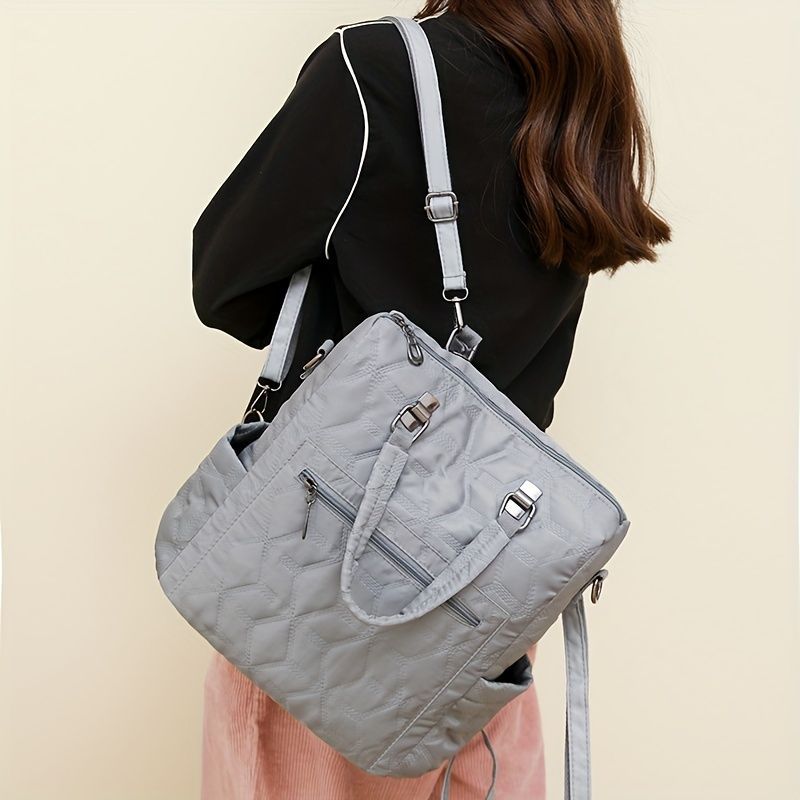 Fashionable Backpack Dual Strap Backpack Travel Backpack Daily Use Backpack - Black - Size 36-34-14