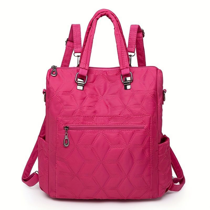 Fashionable Backpack Dual Strap Backpack Travel Backpack Daily Use Backpack - Purple - Size 36-34-14