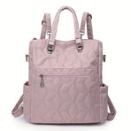 Fashionable Backpack Dual Strap Backpack Travel Backpack Daily Use Backpack - Rose - Size 36-34-14