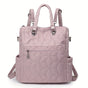 Fashionable Backpack Dual Strap Backpack Travel Backpack Daily Use Backpack - Rose - Size 36-34-14