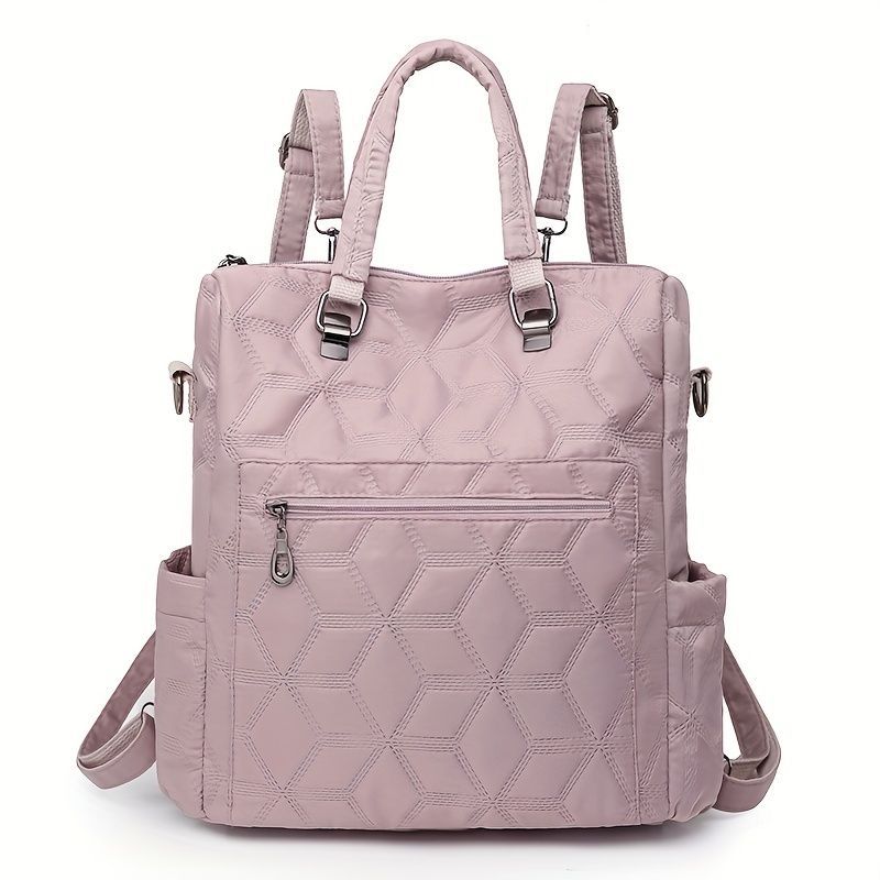 Fashionable Backpack Dual Strap Backpack Travel Backpack Daily Use Backpack - Rose - Size 36-34-14