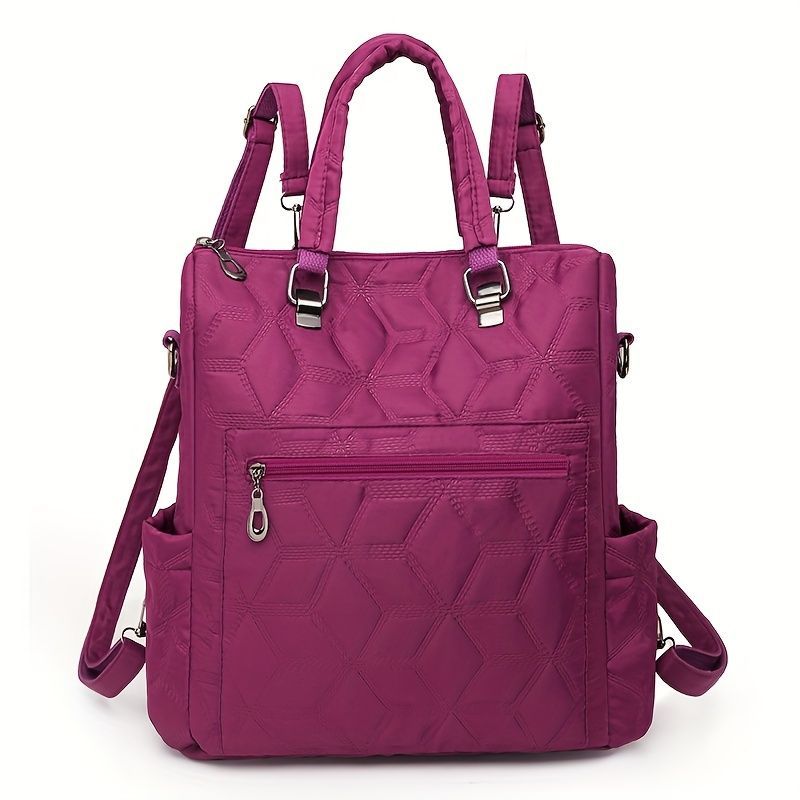 Fashionable Backpack Dual Strap Backpack Travel Backpack Daily Use Backpack - Rose - Size 36-34-14