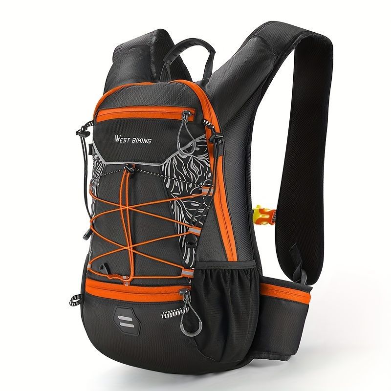 Cycling Backpack Biking Backpack West Biking High-Quality Backpack Organized - Black - Size L