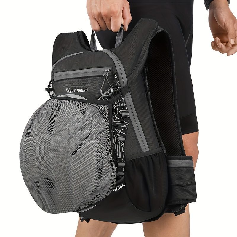 Cycling Backpack Biking Backpack West Biking High-Quality Backpack Organized - Black - Size L