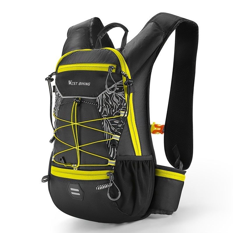 Cycling Backpack Biking Backpack West Biking High-Quality Backpack Organized - Yellow - Size L