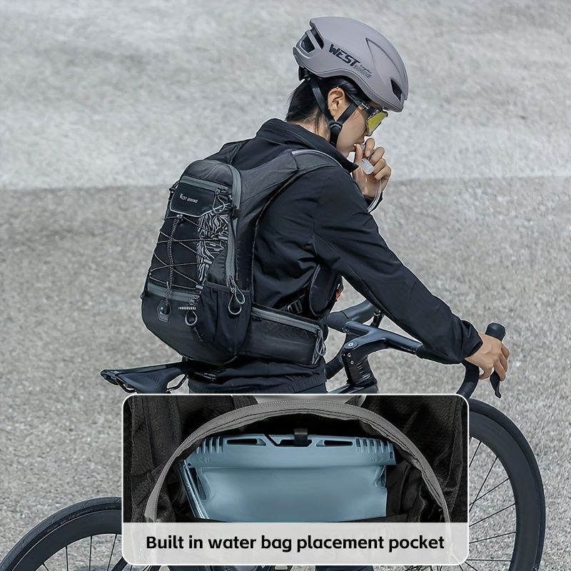 Cycling Backpack Biking Backpack West Biking High-Quality Backpack Organized - Yellow - Size L