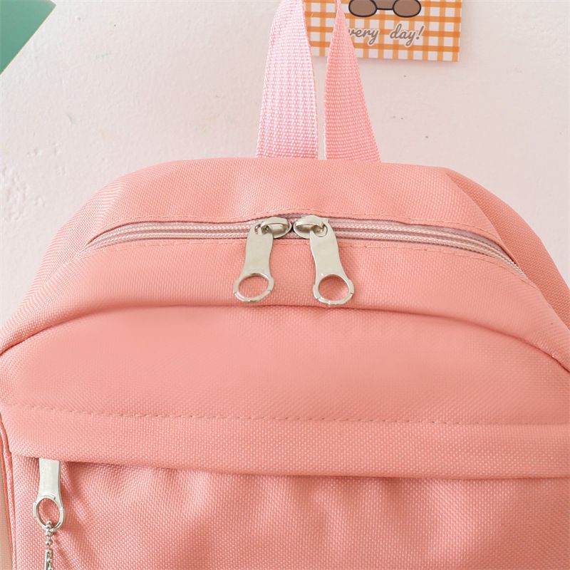 Travel Backpack Backpack Set Fashionable Backpack Colorful Backpack Travel - Pink - Size L
