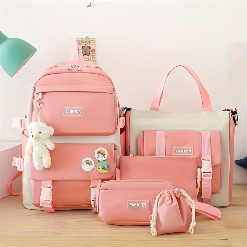 Travel Backpack Backpack Set Fashionable Backpack Colorful Backpack Travel - Purple - Size L