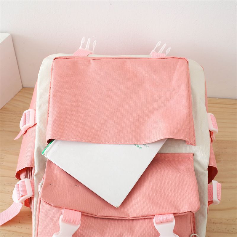 Travel Backpack Backpack Set Fashionable Backpack Colorful Backpack Travel - Purple - Size L