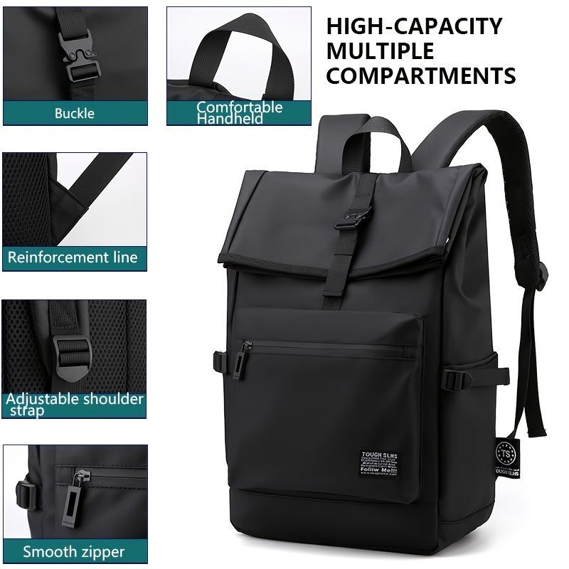 Travel Backpack Modern Backpack Stylish Backpack Spacious Backpack Comfortable - Blue - Size L