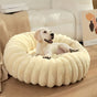 Pet Bed Dog Bed Cat Bed Small Dog Bed Medium Dog Bed Plush Pet Bed All-Season - Beige - Size 40-20-15
