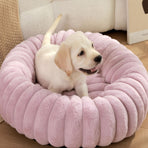Pet Bed Dog Bed Cat Bed Small Dog Bed Medium Dog Bed Plush Pet Bed All-Season - Beige - Size 40-20-15