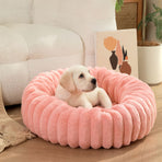 Pet Bed Dog Bed Cat Bed Small Dog Bed Medium Dog Bed Plush Pet Bed All-Season - Beige - Size 40-20-15