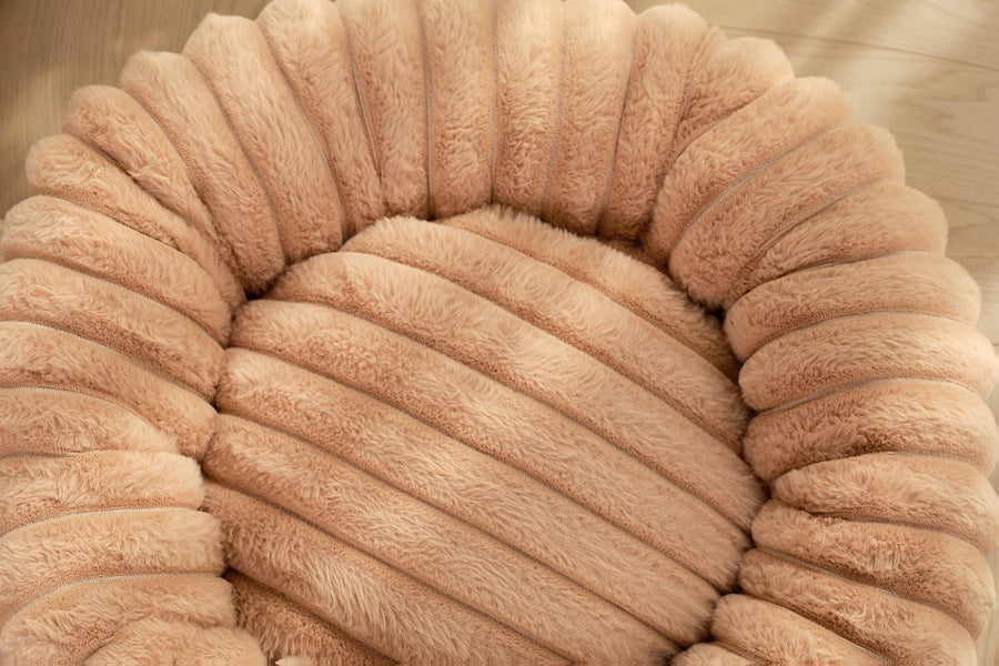 Pet Bed Dog Bed Cat Bed Small Dog Bed Medium Dog Bed Plush Pet Bed All-Season - Khaki - Size 50-20-20
