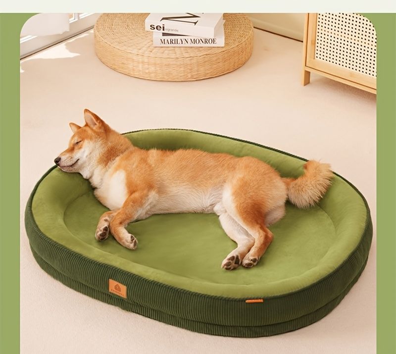 Pet Bed Dog Bed Cat Bed All-Season Washable Dog Bed Small Dog Bed Medium Dog - Gray - Size M60-50-12