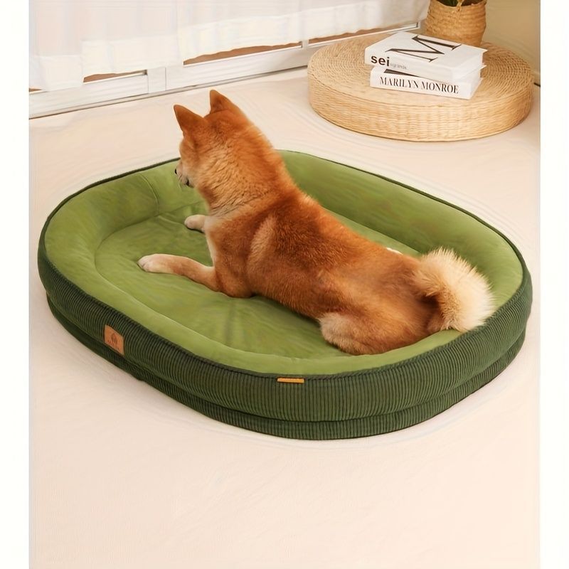Pet Bed Dog Bed Cat Bed All-Season Washable Dog Bed Small Dog Bed Medium Dog - tan - Size S50-40-12