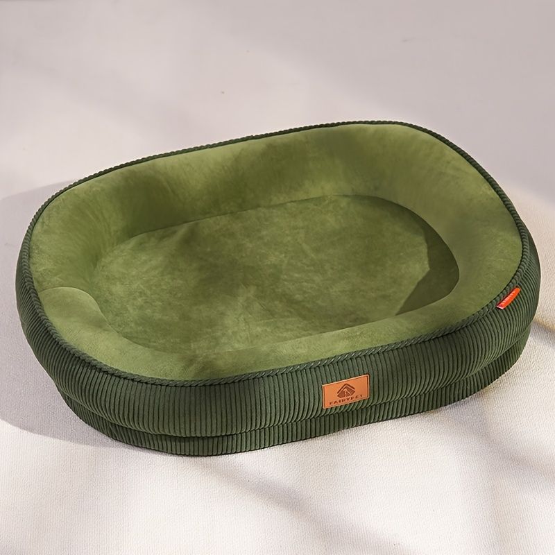 Pet Bed Dog Bed Cat Bed All-Season Washable Dog Bed Small Dog Bed Medium Dog - tan - Size S50-40-12