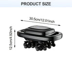 Fascia Gun 22-Head Massage Gun Muscle Recovery Device Deep Tissue Massage - Black - Size 30-12