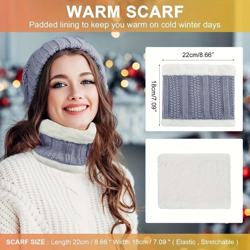 Women'S Winter Accessories 5-Piece Set Winter Beanie Earmuffs Touch-Screen - Black - Size L