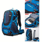 Hiking Backpack 35L Backpack Travel Backpack Outdoor Backpack Royal Mountain - Blue - Size M