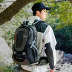 Hiking Backpack 35L Backpack Travel Backpack Outdoor Backpack Royal Mountain - Orange - Size M