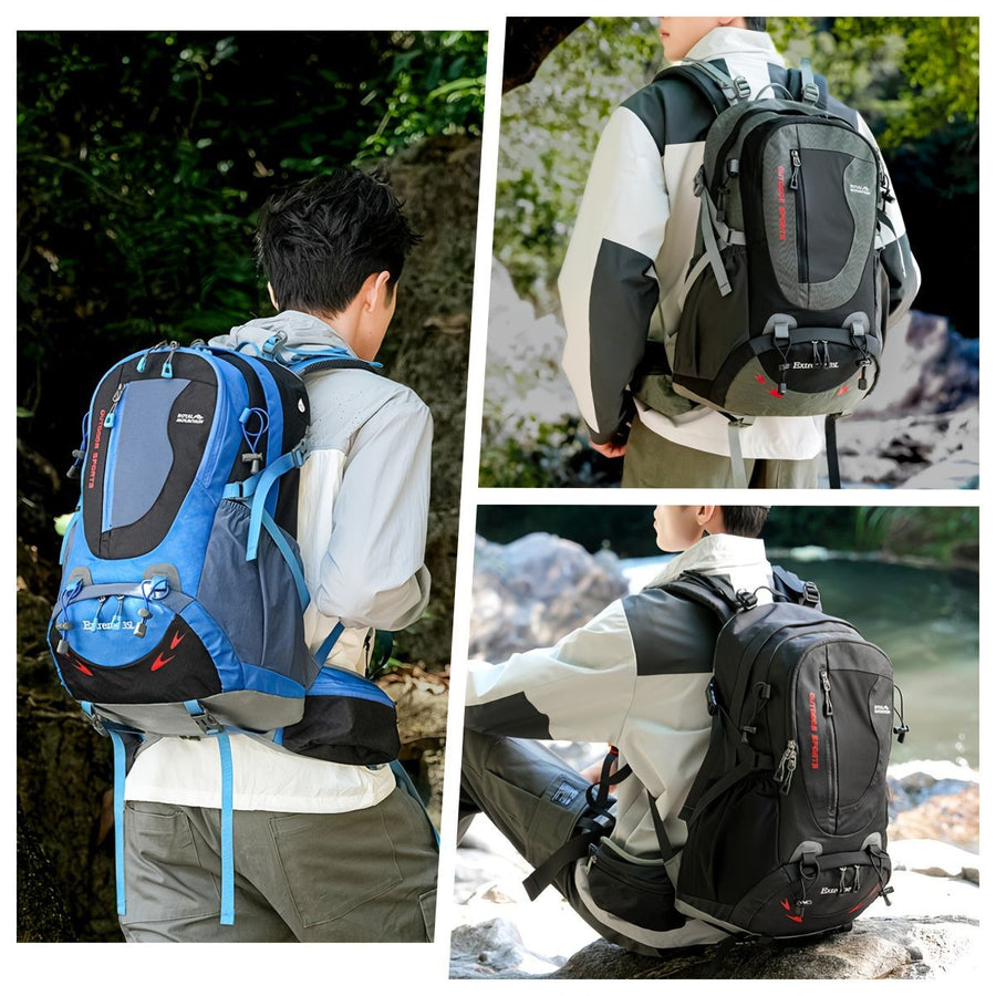 Hiking Backpack 35L Backpack Travel Backpack Outdoor Backpack Royal Mountain - Orange - Size M