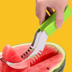 2 pack Watermelon Slicer – Premium Watermelon Cutter Kitchen Tools – Ultra-Sharp Stainless Steel Blade – Ergonomic and User-Friendly Handle – Safe, Durable Design