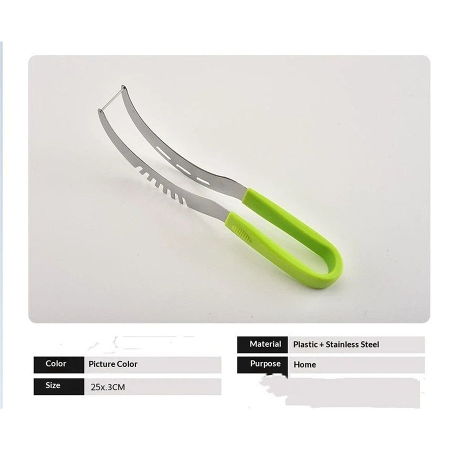 2 pack Watermelon Slicer – Premium Watermelon Cutter Kitchen Tools – Ultra-Sharp Stainless Steel Blade – Ergonomic and User-Friendly Handle – Safe, Durable Design