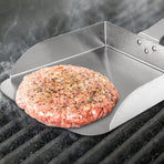 Griddle Food Mover - Extra-Large Stainless Steel Spatula for Rice, Vegetables and More, Perfect BBQ Tool, Cookouts, and Griddles, Large Scooper, Food Scoop