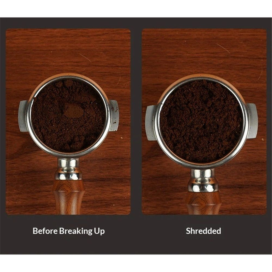 Espresso Distribution Tool with Stand for Barista, Adjustable Range Coffee Needle Stirrer, with 6 Extra Needles