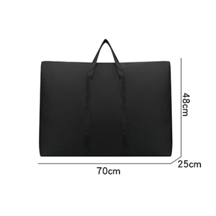 Multipurpose Extra Large Heavy Duty Storage Bags Duffle Bags for Space Saving Moving Storage (70*48*25, Black)