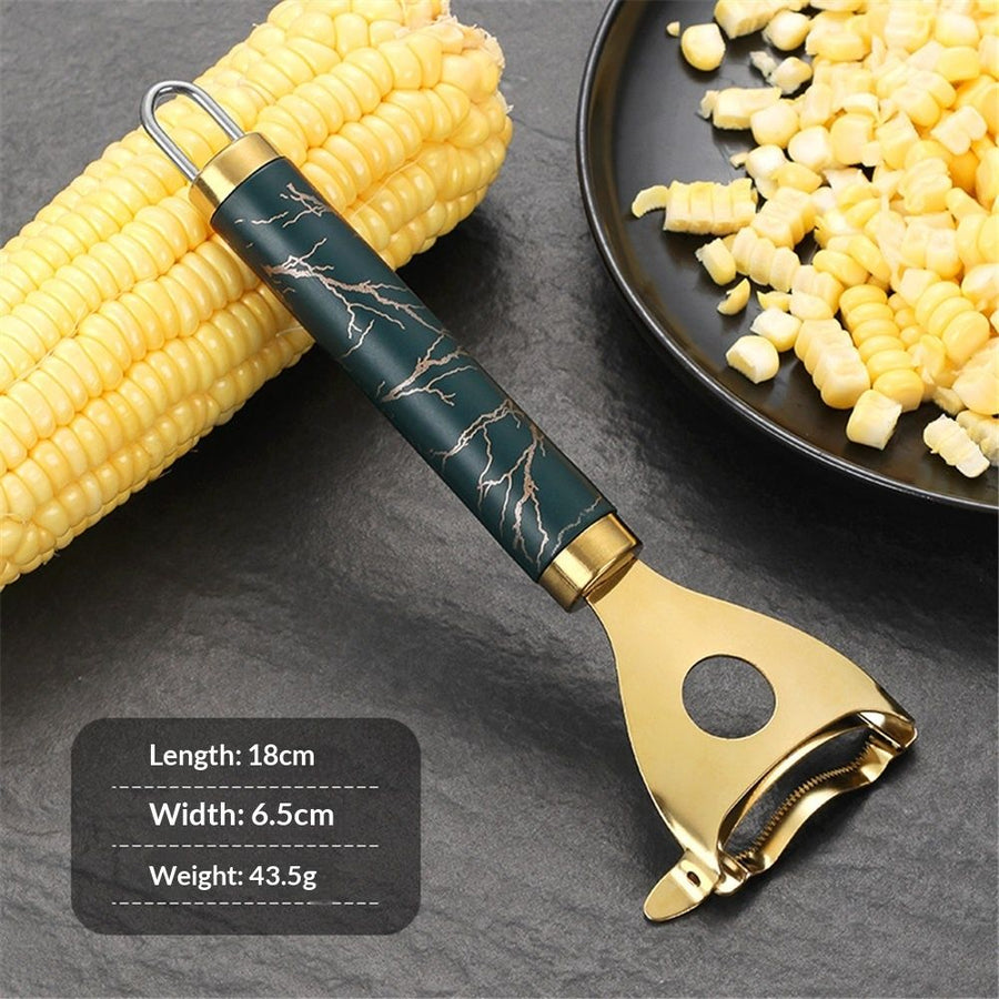 Corn Peeler(2-Pack) – Stainless Steel Corn Cob Stripper Tool，Labor-Saving and Fast Peeling Tool, Efficient Kitchen Gadget