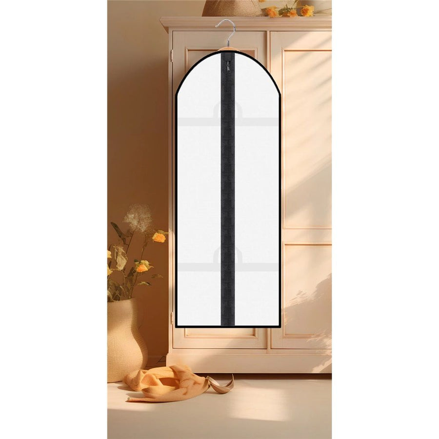 2pcs Clothing bag for hanging clothes, clothing bag for storing in the closet, white suit cover dust bag, jacket (white)
