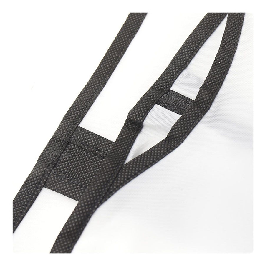 2pcs Clothing bag for hanging clothes, clothing bag for storing in the closet, white suit cover dust bag, jacket (white)