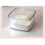 Air Tight Containers Stackable- 2-Pack Cereal Storage Containers with Lids Airtight, Leakproof Pop Up Containers for Organizing,1100ml（only boxs）