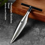 4 qty - Coconut Opener Tool for Fresh GREEN Young Fruit Black Handle Easy Grip,Safe and Convenient Coco Drill Punch Tool
