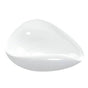 2 pack Coffee Beans Dosing Cup Coffee Dosing Tray Ceramic Dose Vessel Loose Leaf Tea Vessel Single Dose Measuring Tray, white