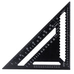 Triangle 12 Inch Aluminum Black Oxide Finish Woodworking Measuring Layout Tool