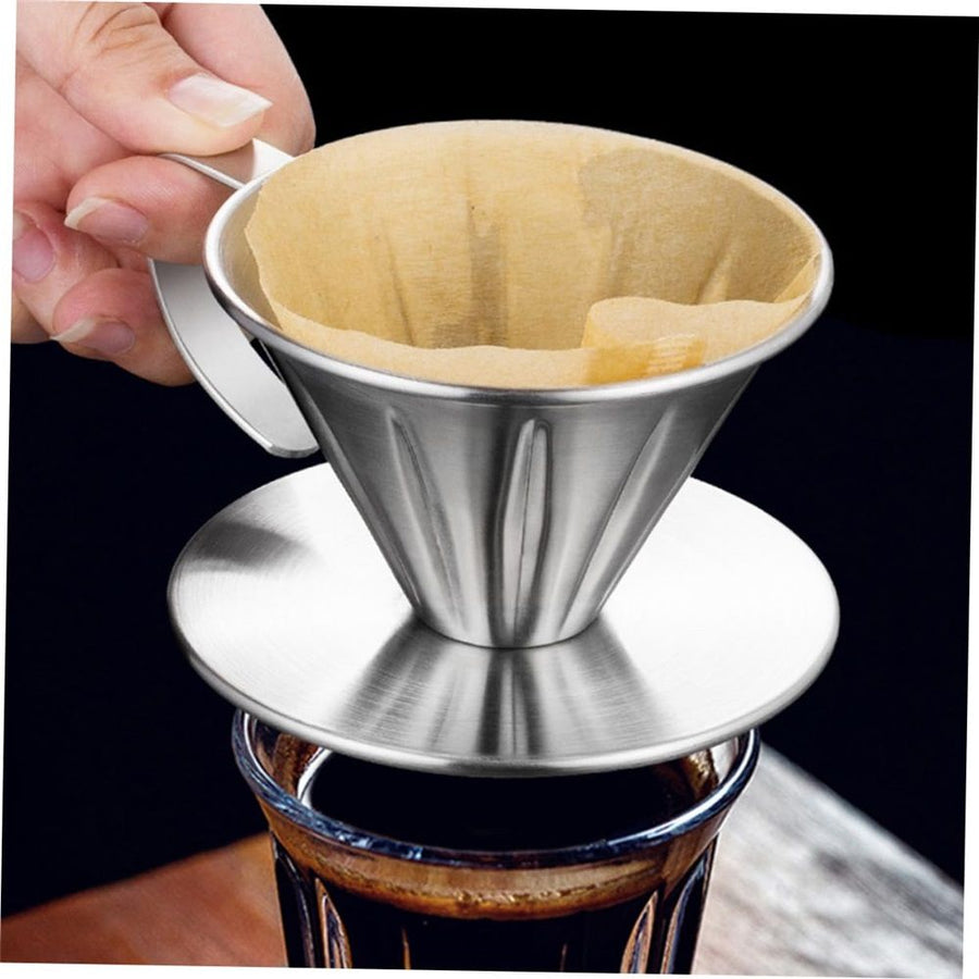 Pour Over Coffee Dripper Durable Filter Holder Large Hole Dripper for Home, Office, RV, Camping，Travel