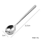 2 pack Stainless Steel Soup Ladle Spoon One Piece Design Restaurant Kitchen Cooking Flatware for Serving Soup Tone