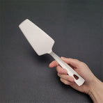 2 pack Cake Server, Pie Server Stainless Steel Pizza Spatula with Mirror Polish, 10.35 Inch Long, Silver
