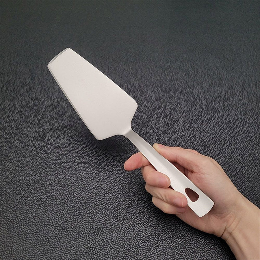 2 pack Cake Server, Pie Server Stainless Steel Pizza Spatula with Mirror Polish, 10.35 Inch Long, Silver