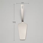 2 pack Cake Server, Pie Server Stainless Steel Pizza Spatula with Mirror Polish, 10.35 Inch Long, Silver