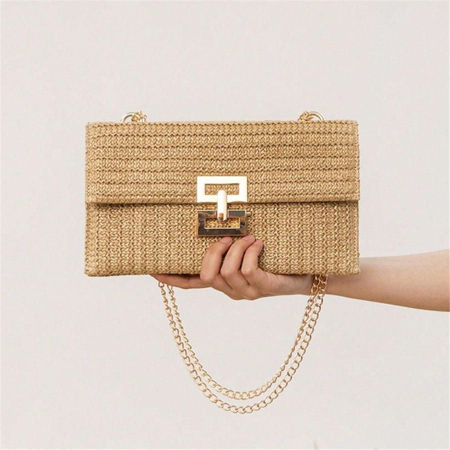 Clutch Purse for Women Designer Evening Handbag Summer Beach Shoulder Crossbody Bag | Straw, Purse, Designer, Evening, Summer, Beach