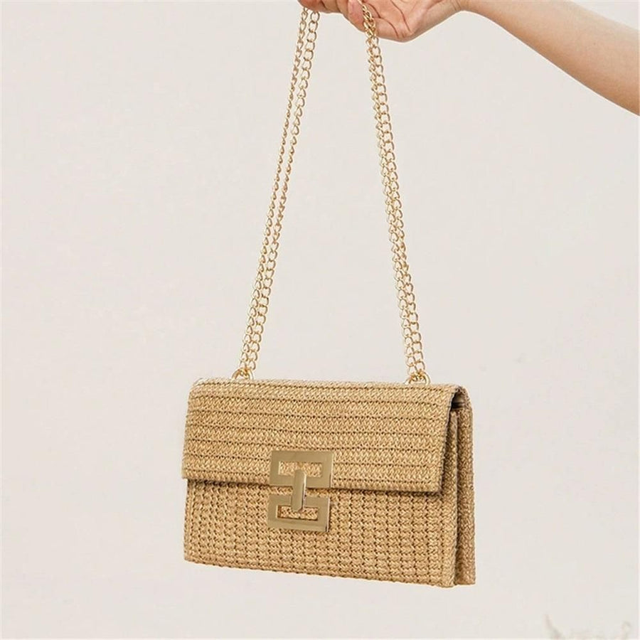 Clutch Purse for Women Designer Evening Handbag Summer Beach Shoulder Crossbody Bag | Straw, Purse, Designer, Evening, Summer, Beach