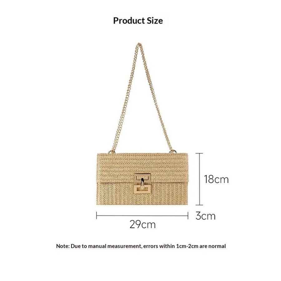 Clutch Purse for Women Designer Evening Handbag Summer Beach Shoulder Crossbody Bag | Straw, Purse, Designer, Evening, Summer, Beach